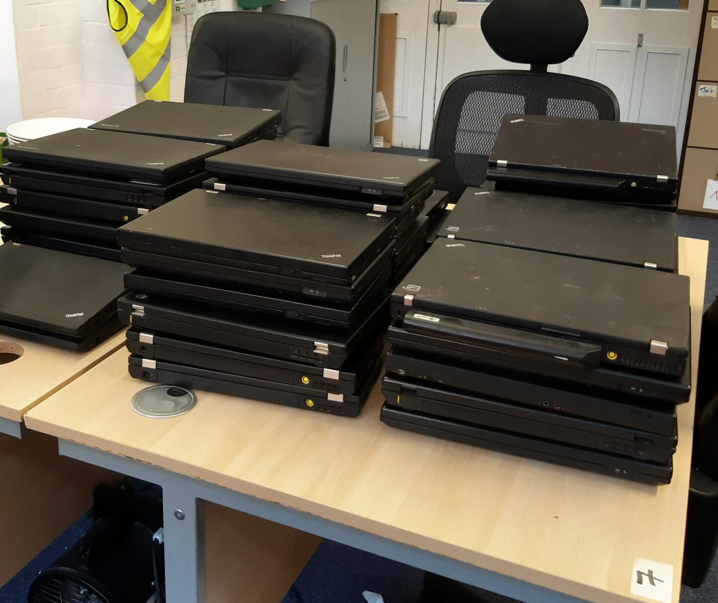 Laptops donation